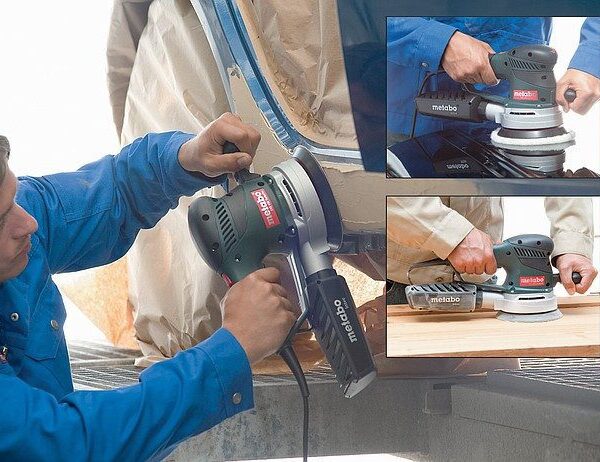 Ексцентрикова шліфувальна машина Metabo ЅХЕ 450 Turbo Tec