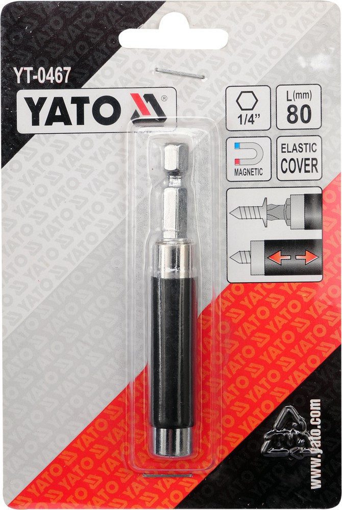 Магнітний тримач біт Yato YT-0467 (телескопічний)