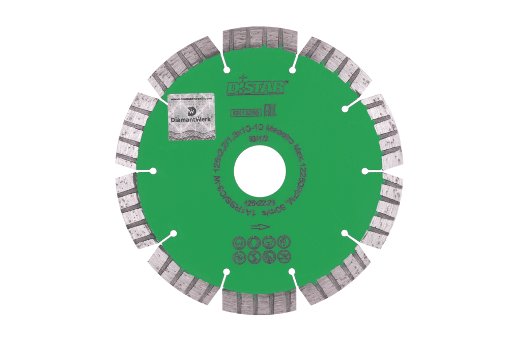Круг алмазний відрізний Distar 1A1RSS/C3-W 125x2,2/1,3x10x22,23-10 Maestro