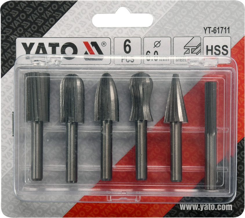 Набір фрез по металу YATO YT-61711