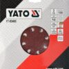 Круг шліфувальний з липучкою Yato YT-83460 (Ø= 180 мм. Р40) 3 шт.
