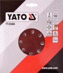 Круг шліфувальний з липучкою Yato YT-83464 (Ø= 180 мм. Р120) 3 шт.