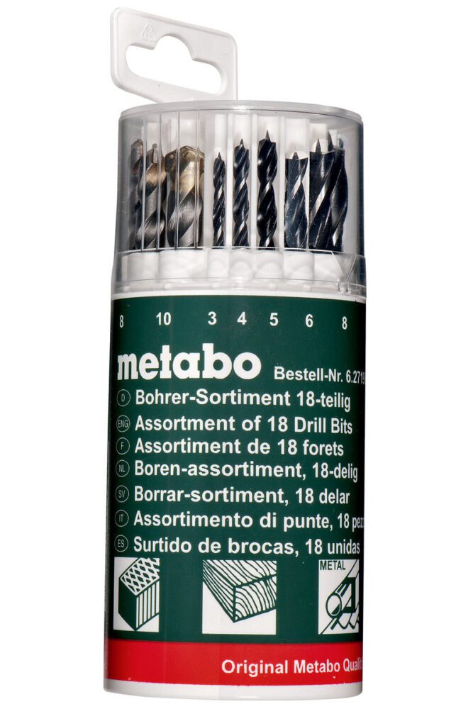 Набор сверл Metabo (18 пр.)