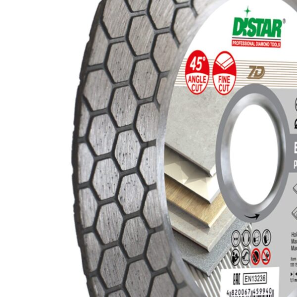 Круг алмазний відрізний Distar 1A1R 125 M14F EDGE DRY (з фланцем)