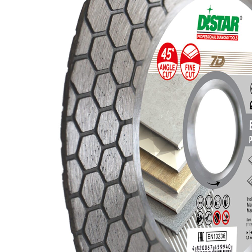 Круг алмазний відрізний Distar 1A1R 125 M14F EDGE DRY (з фланцем)