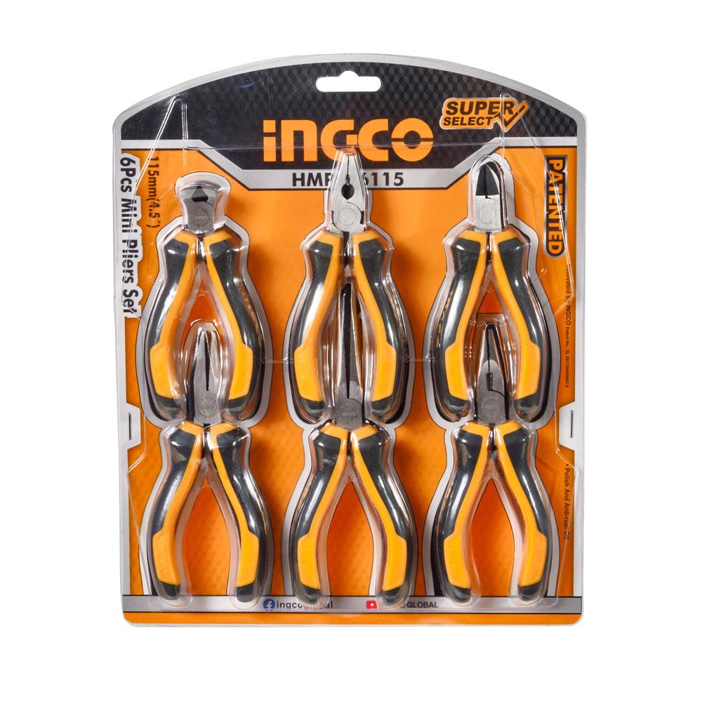 Набір міні шарнірно-губцевого інструменту INGCO Super Select (6 од.)