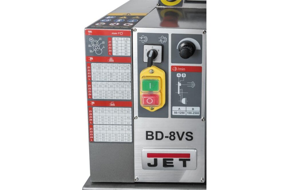 Токарний верстат по металу JET BD-8VS