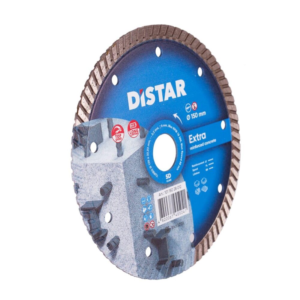 Круг алмазний відрізний Distar 1A1R Turbo 150x2,2x9x22,23 Extra