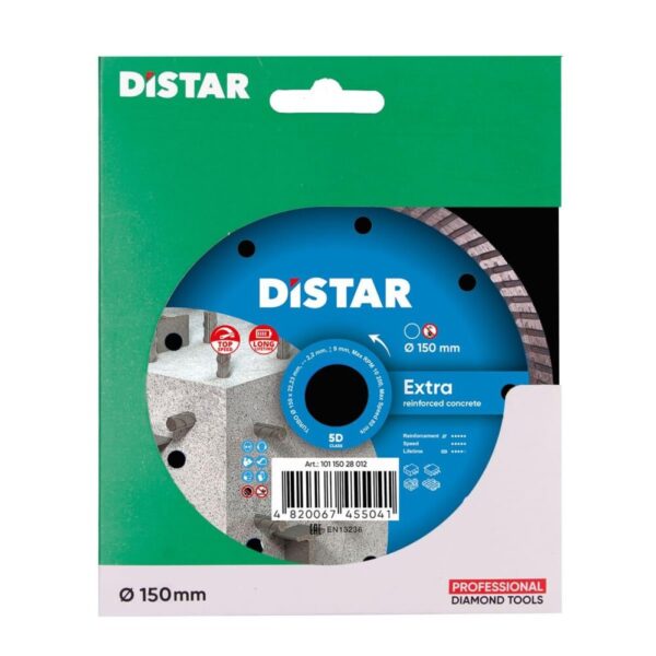 Круг алмазний відрізний Distar 1A1R Turbo 150x2,2x9x22,23 Extra