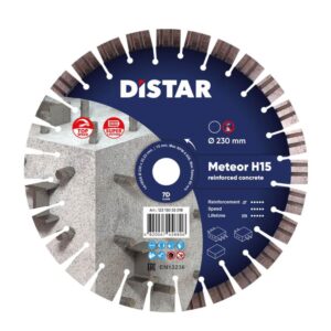 Круг алмазний відрізний Distar 1A1RSS/C3-W 230x2,6/1,6x15x22,23-28 Meteor H15