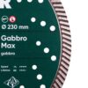 Круг алмазний відрізний Distar 1A1R Turbo 232x2,5x12x22,23 Gabbro Max
