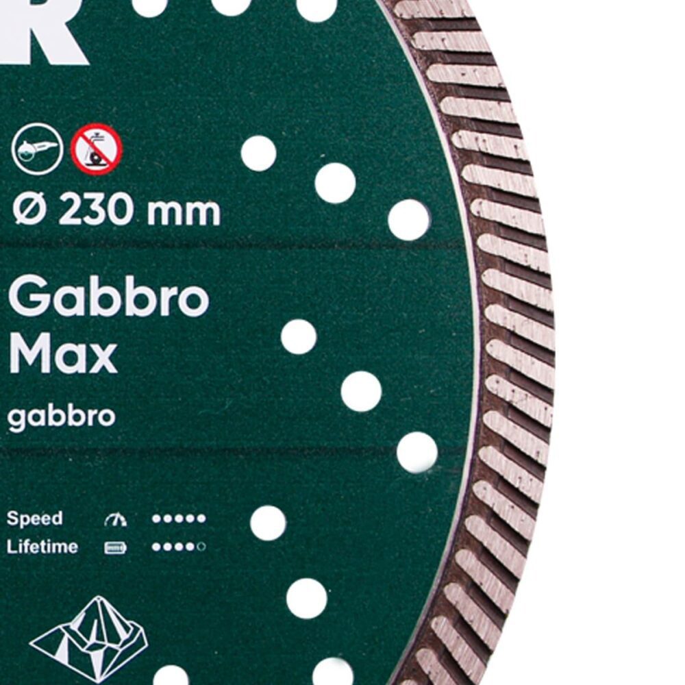 Круг алмазний відрізний Distar 1A1R Turbo 232x2,5x12x22,23 Gabbro Max
