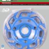 Фреза алмазна Distar DGS-W 125/22,23-7 Rotex