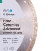 Круг алмазний відрізний 1A1R 250x1,5x10x25,4 Hard ceramics Advanсed