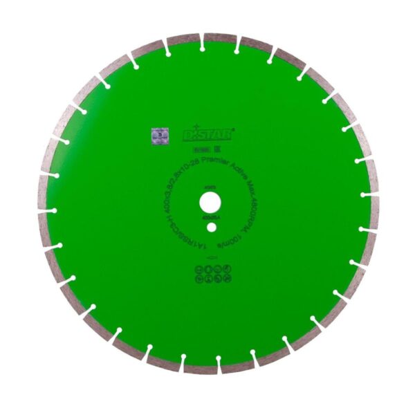 Круг алмазний відрізний Distar 1A1RSS/C3-H 400x3,5/2,5x10x25,4-28 Premier Active