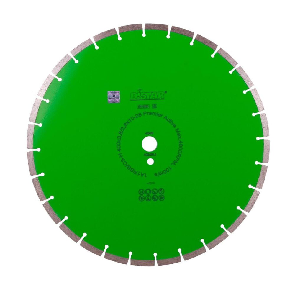 Круг алмазний відрізний Distar 1A1RSS/C3-H 400x3,5/2,5x10x25,4-28 Premier Active
