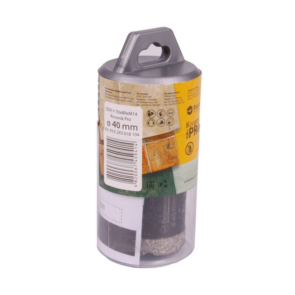 Алмазне свердло для болгарки Baumesser DDR-V 40x30xM14 Keramik Pro