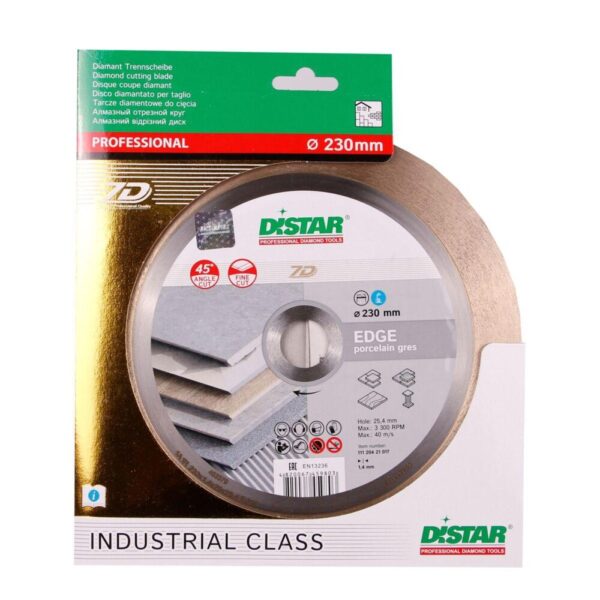 Коло алмазний Distar 1A1R 230x1,4x25x25,4 Edge
