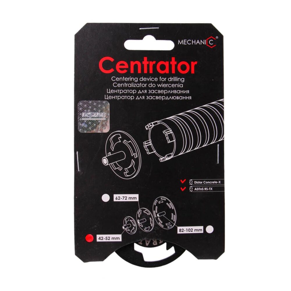 Центратор для засвердлення Mechanic Centrator 42/52 мм.