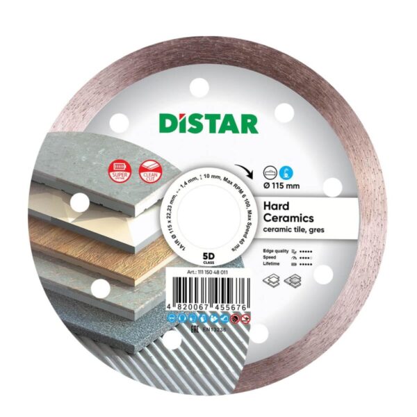 Круг алмазний відрізний DISTAR 1A1R 115 HARD CERAMICS