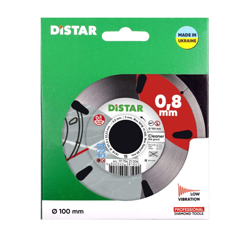 Круг алмазний DISTAR 1A1R 101,6x0,8x5x22,23 Cleaner (для зачищення швів)
