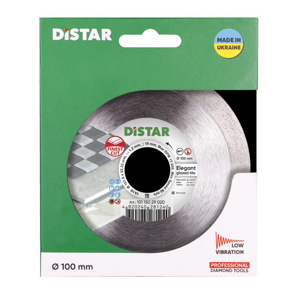 Круг алмазний відрізний Distar 1A1R 100 ELEGANT