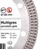 Круг алмазний відрізний Distar 1A1R 125x1,4x10x22,23 Multigres