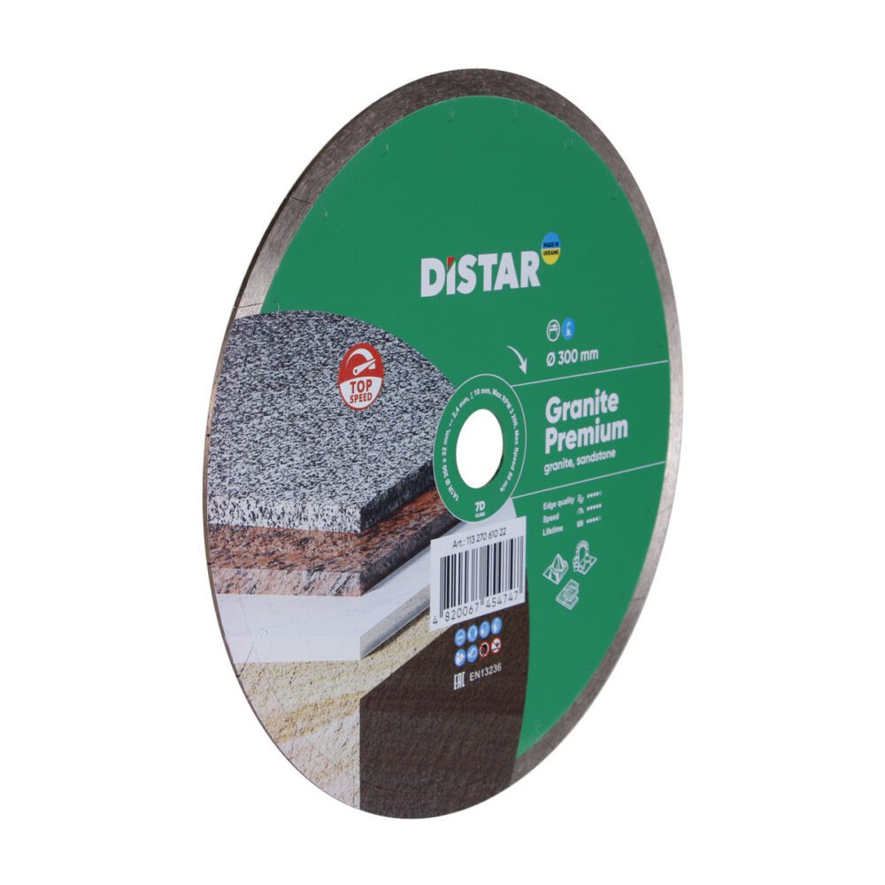 Круг алмазний відрізний DISTAR 1A1R 300x2,4x10x32 Granite Premium