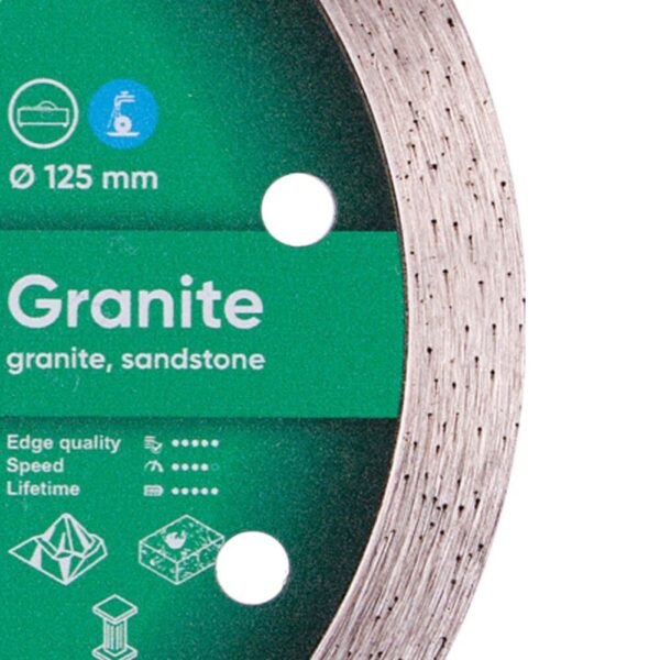 Круг алмазний відрізний Distar 1A1R 125x1,4x10x22,23 Granite