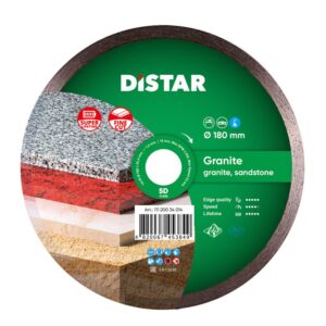 Круг алмазний відрізний Distar 1A1R 180x1,4x8,5x25,4 Granite