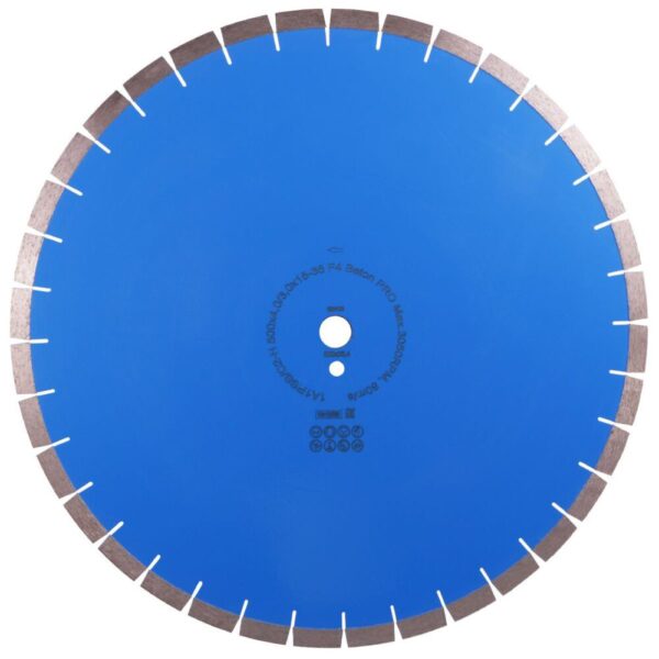Круг алмазний відрізний Distar 1A1RSS/C2-H 500x4,0/3,0x15x25,4-36 F4 Beton PRO
