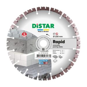 Круг алмазний відрізний Distar 1A1RSS 230 RAPID PRO