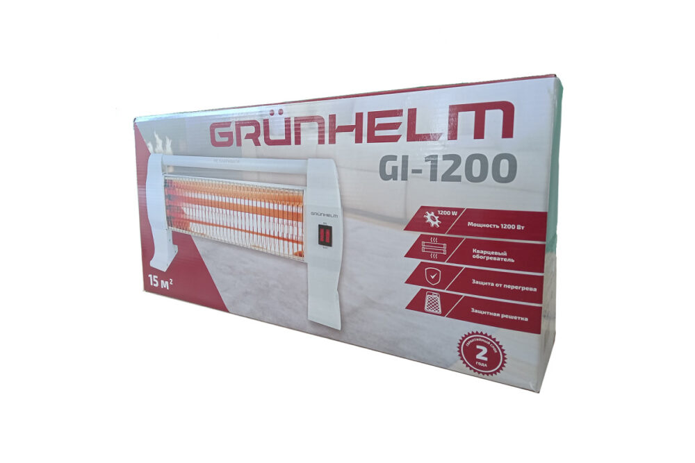Кварцевий обігрівач Grunhelm GI-1200