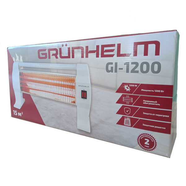 Кварцевий обігрівач Grunhelm GI-1200