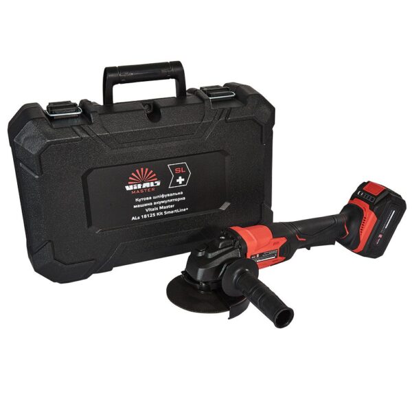 Шліфмашина кутова акумуляторна Vitals Master ALs 18125 Kit SmartLine+