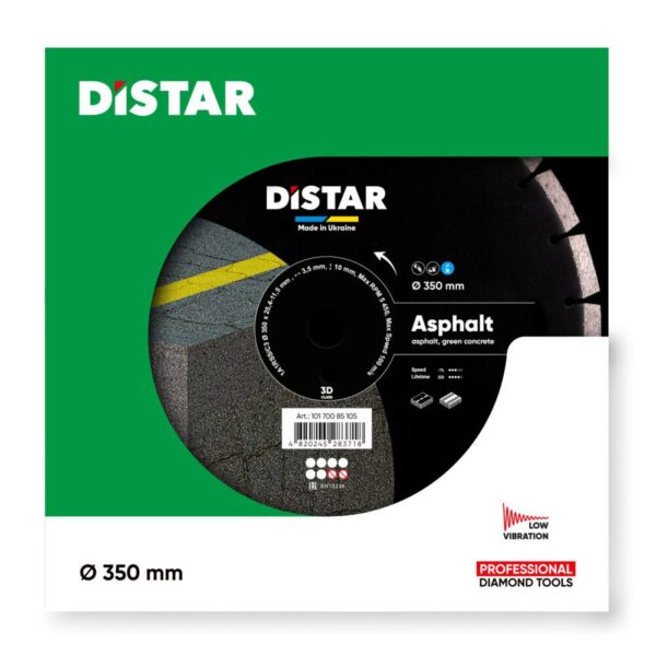 Круг алмазний відрізний DISTAR 1A1RSS 350 ASPHALT