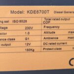 Генератор дизельний KIPOR Apple6700T
