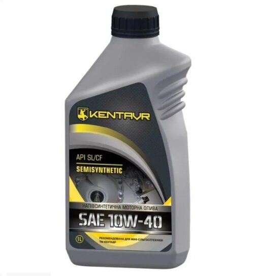 Олива для чотиритактних двигунів Кентавр Semisynthetic 10W-40 API SN/CF (1 л.)