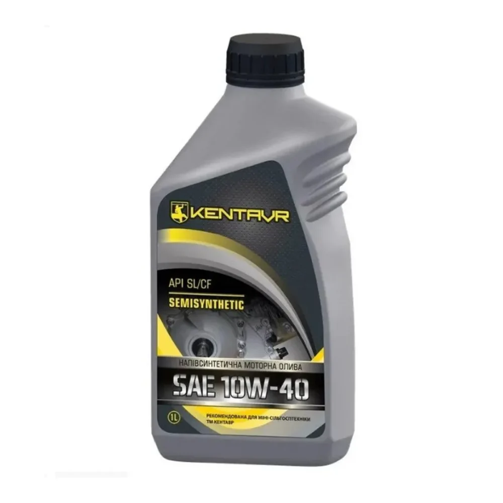 Олива для чотиритактних двигунів Кентавр Semisynthetic 10W-40 API SN/CF (1 л.)