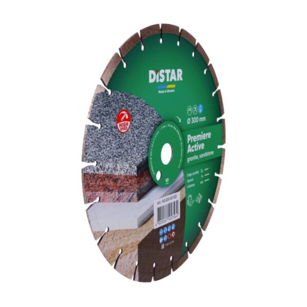 Круг алмазний відрізний Distar 1A1RSS/C3-H 300x3,0/2,0x10x25,4-22 Premier Active