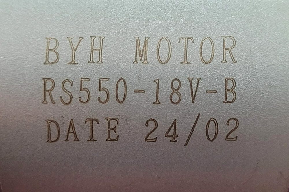 Двигун для акумуляторної техніки RS-550-18V-B (18 В. шліцьова посадка)