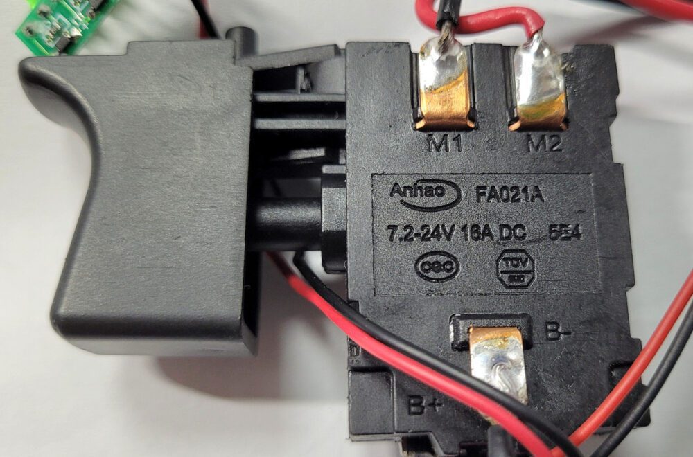 Кнопка для шурупокрута Grand/BEST  ДА-12V/18V Li