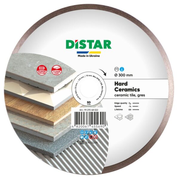 Круг алмазний відрізний Distar 1A1R 300x2,0x10x32 Hard ceramics