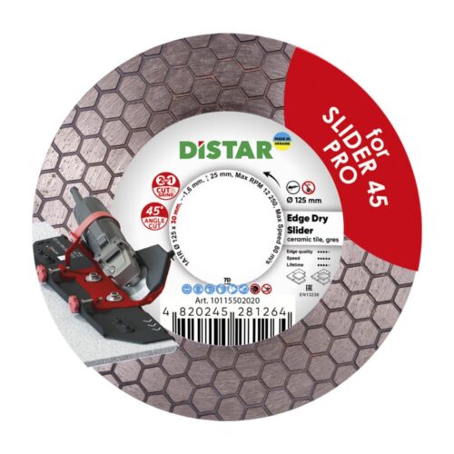 Круг алмазний відрізний Distar 125х30 EDGE DRY SLIDER