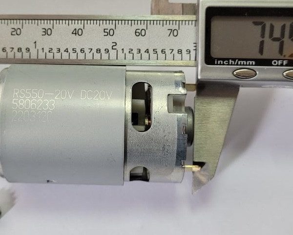 Двигун для акумуляторного шурупокрута Vitals AU 18/2KP QC (RS550-20V)