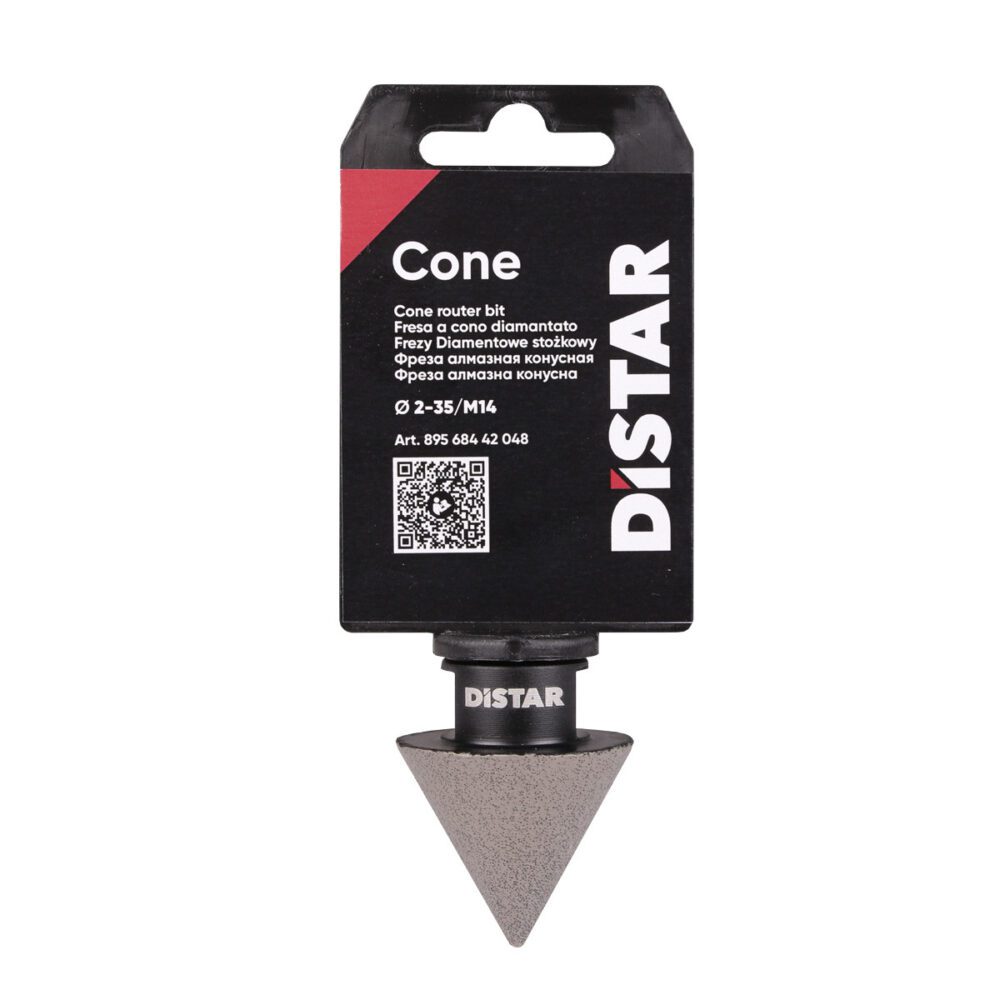Фреза алмазна конусна Distar CONE 2-35/M14