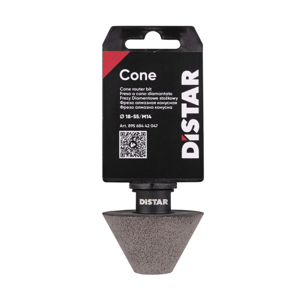Фреза алмазна конусна Distar CONE 18-55/M14