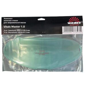 Комплект захисного скла для маски зварника Vitals Master 1.0 (5 шт.)
