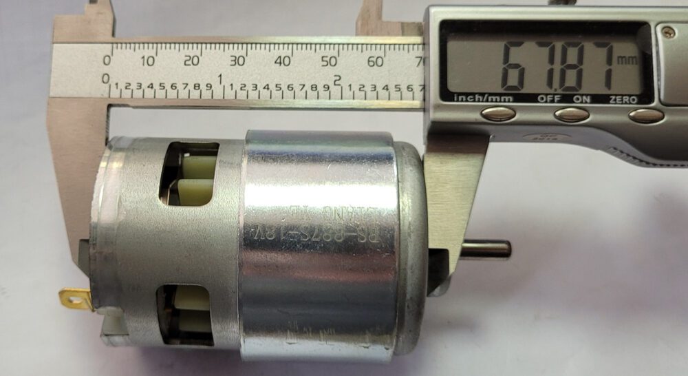 Двигун для акумуляторної техніки RS-885S-18V (18 В., 5 мм.)