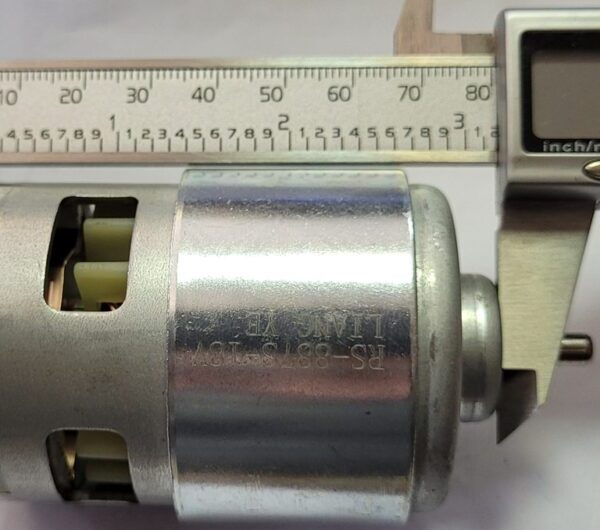 Двигун для акумуляторної техніки RS-885S-18V (18 В., 5 мм.)